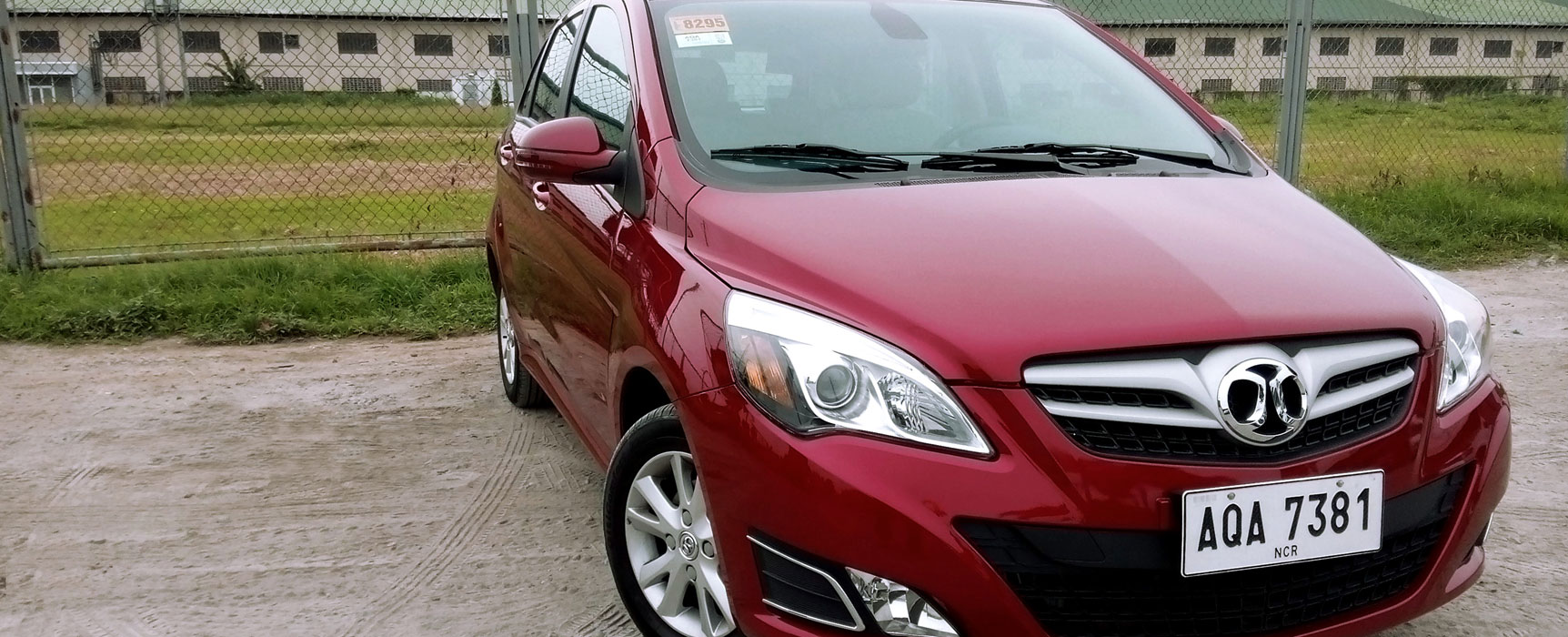 The BAIC A115:  family-sized city car, at home on the highway