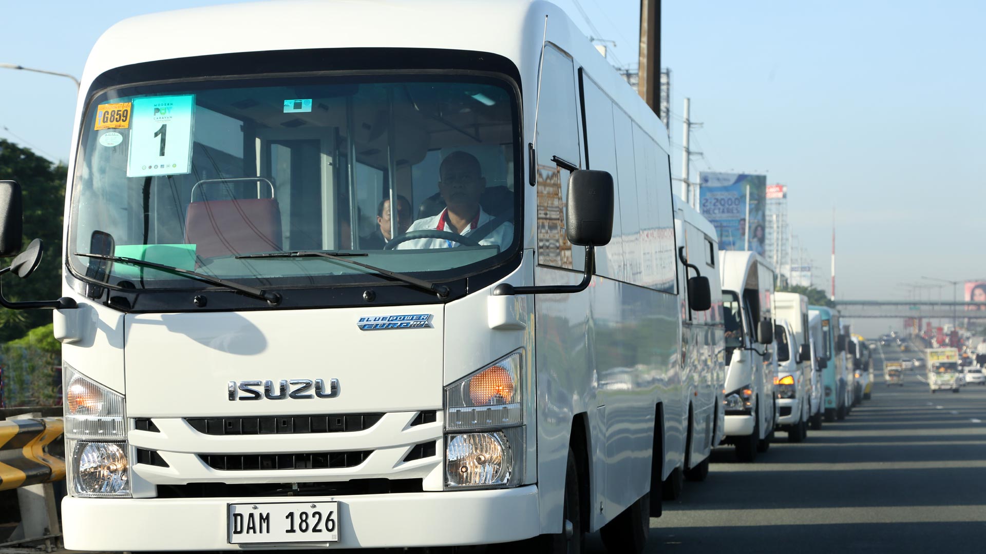 Isuzu joins LTFRB Modern PUV Caravan series, shows new NLR77-based PUV at kick-off event in Clark, Pampanga
