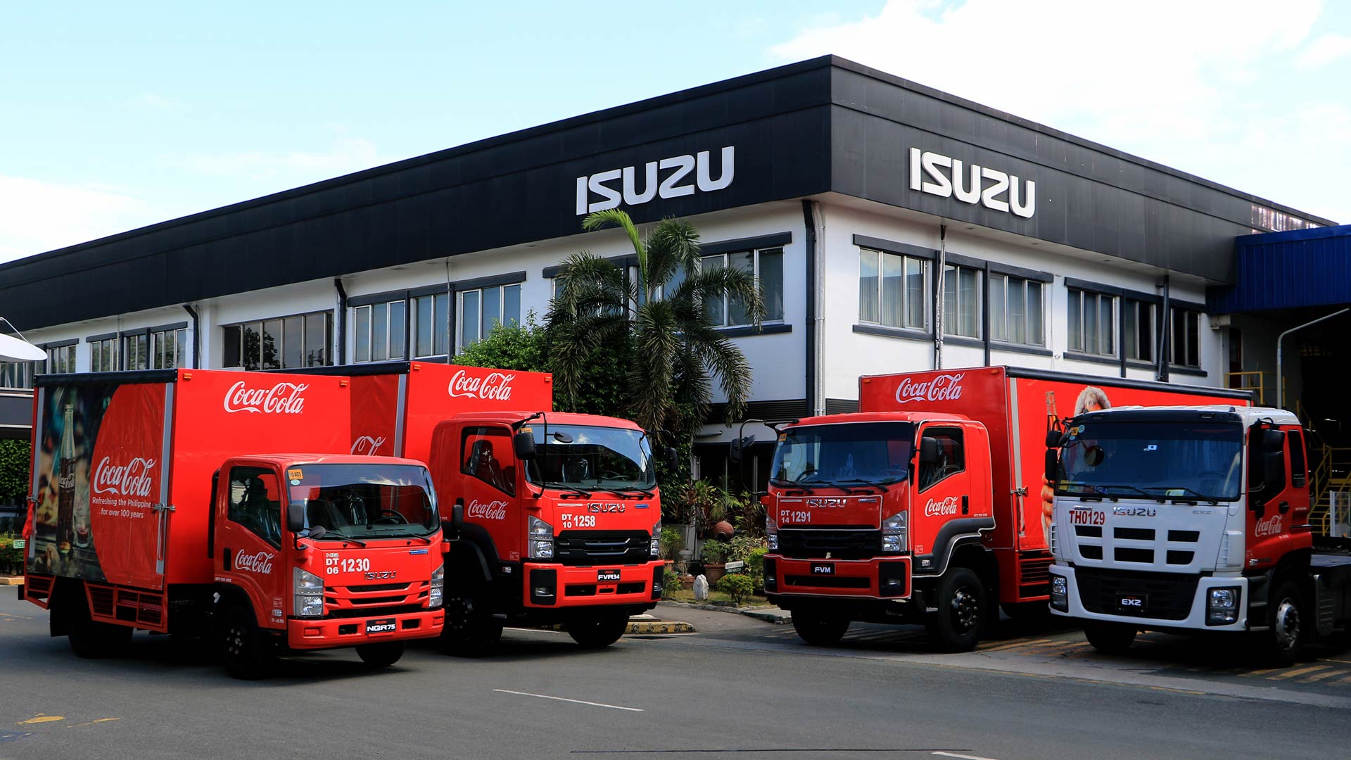 Coca-Cola Philippines acquires 95 Isuzu trucks including FVR’s with Allison automatic gearboxes