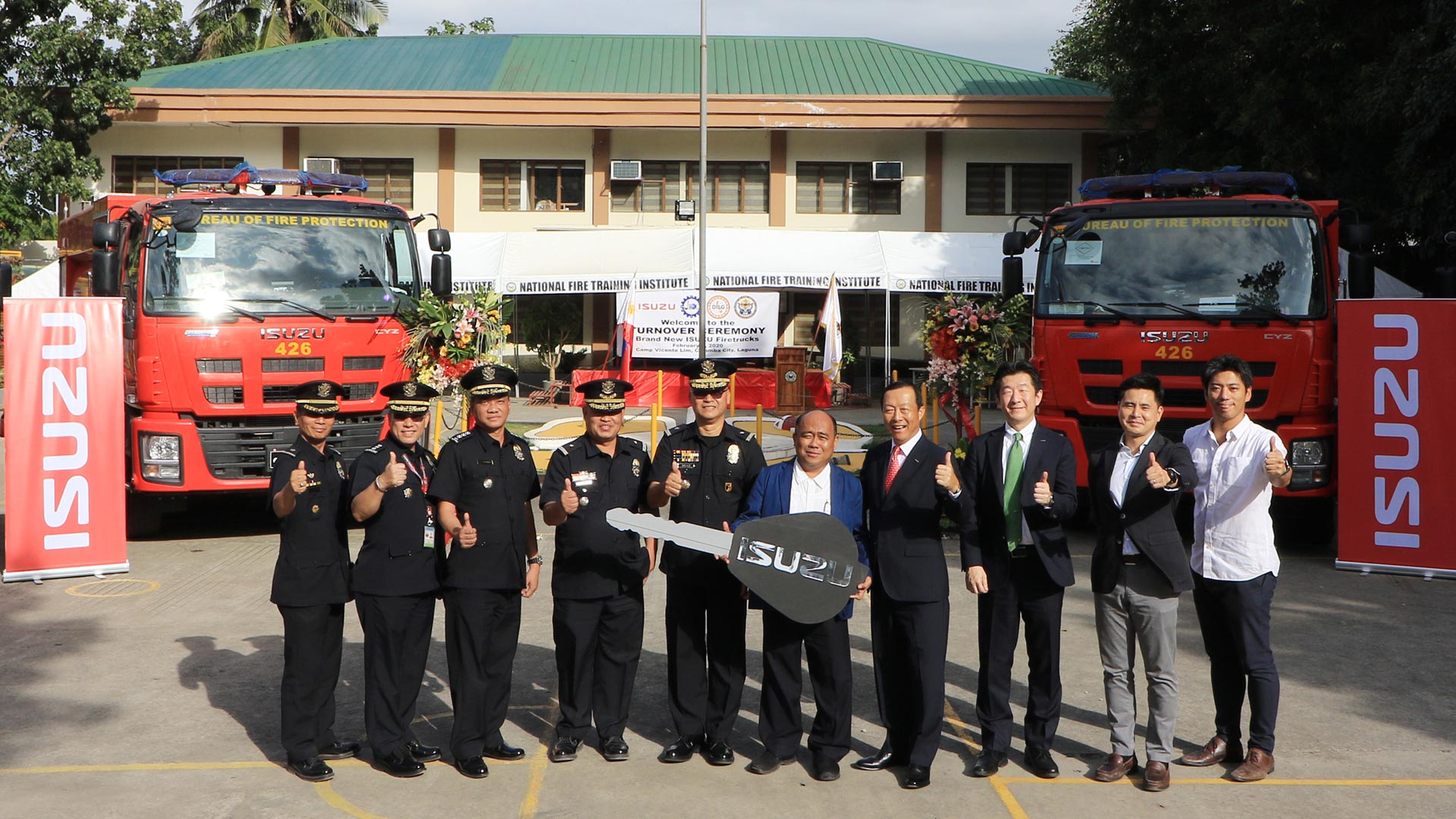 Isuzu remains top brand in BFP fleet service, adds initial delivery of  74 fire trucks under national firefighting modernization program