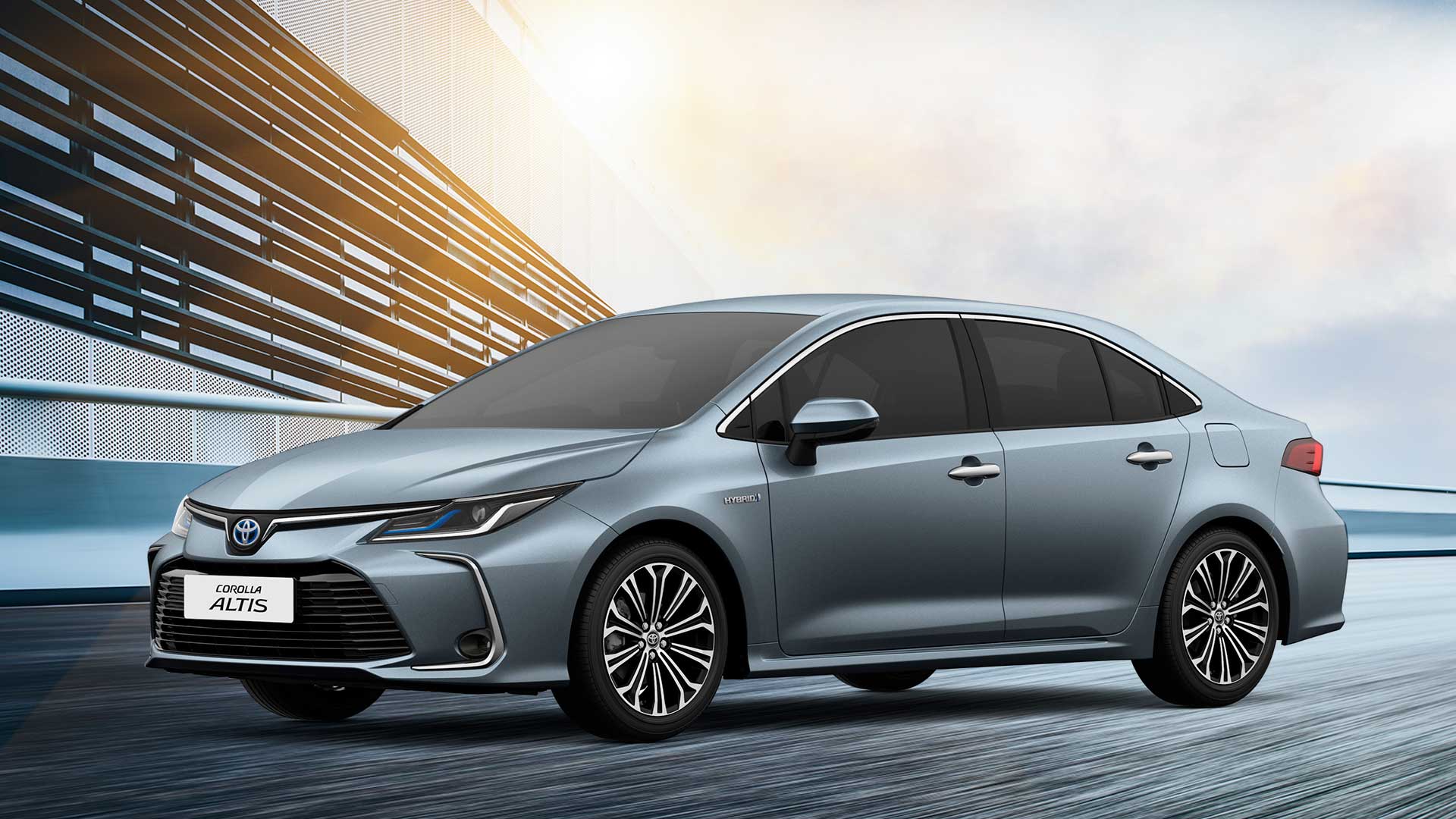 Toyota advocates the Altis’ HEV drive technology for practical and sustainable emissions reduction