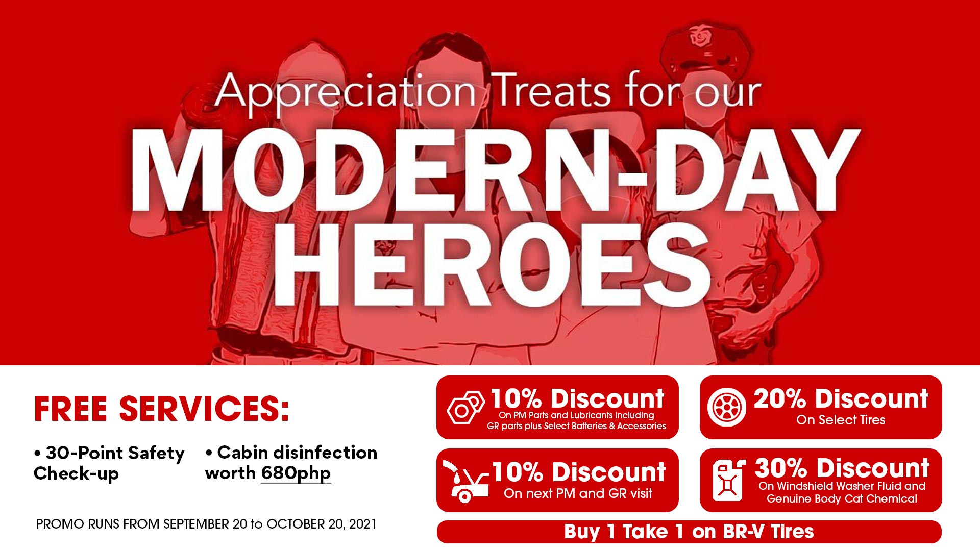 Honda honors frontliners and the vaccinated with Modern-Day Heroes promo