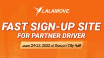 Fast tracked Lalamove sign-ups at Quezon Hity Hall, June 24 to 25