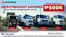 Heavy duty Dongfeng trucks on promo until June